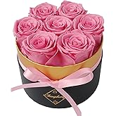 Changshunqi Preserved Roses in a Box, Forever Real Rose Preserved Flowers for Delivery, Eternal Rose Last 2-3 Years, Anniversary Birthday Roses Forever Gifts for Women Mothers, Wife, Her, Mom