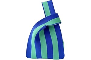 Anopo Women's Wrist Knotted Tote Bag Crochet Wristlet Handbag Aesthetic Cute Knit Purse (Very Small Size)