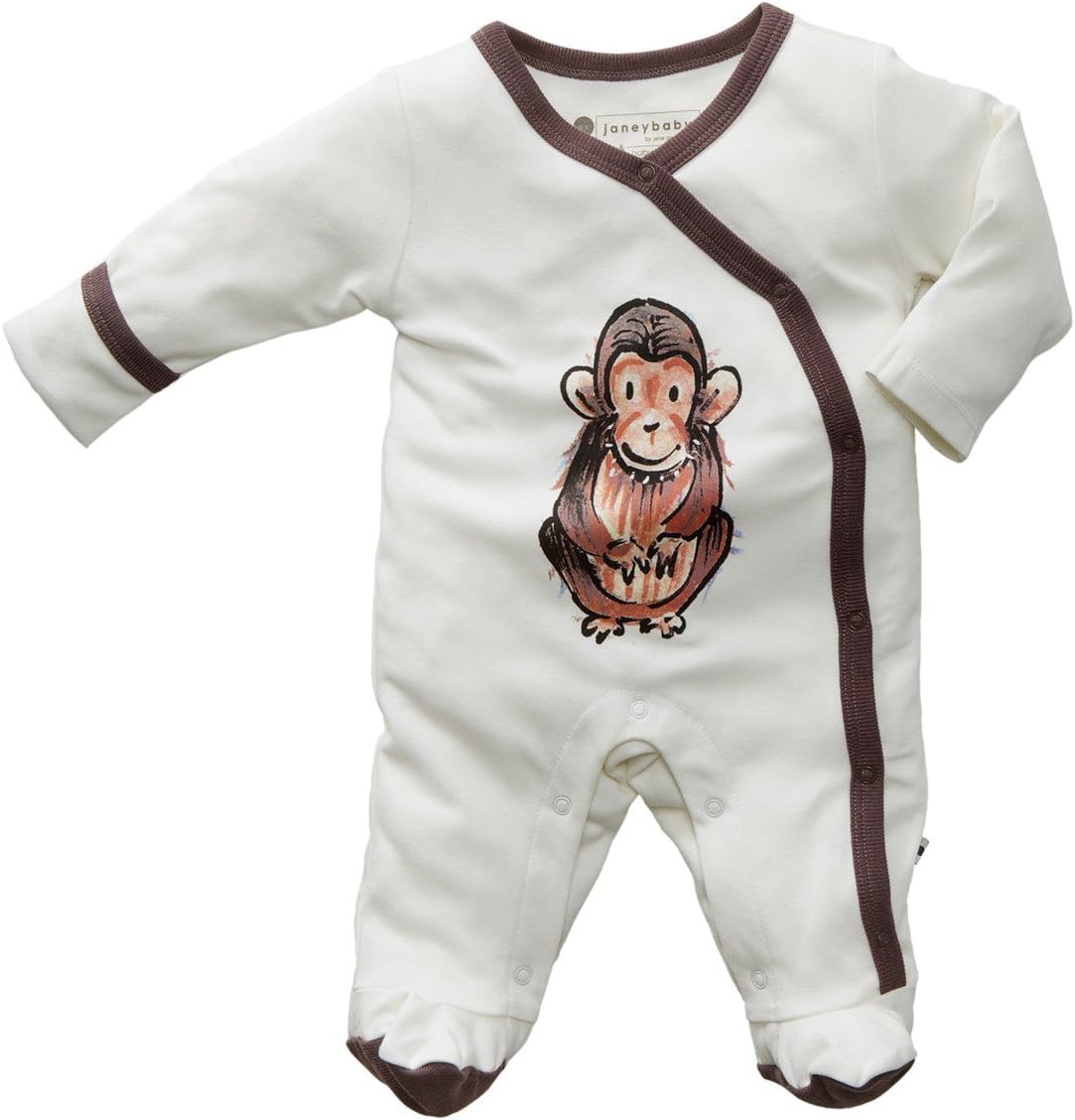 kimono footed onesie