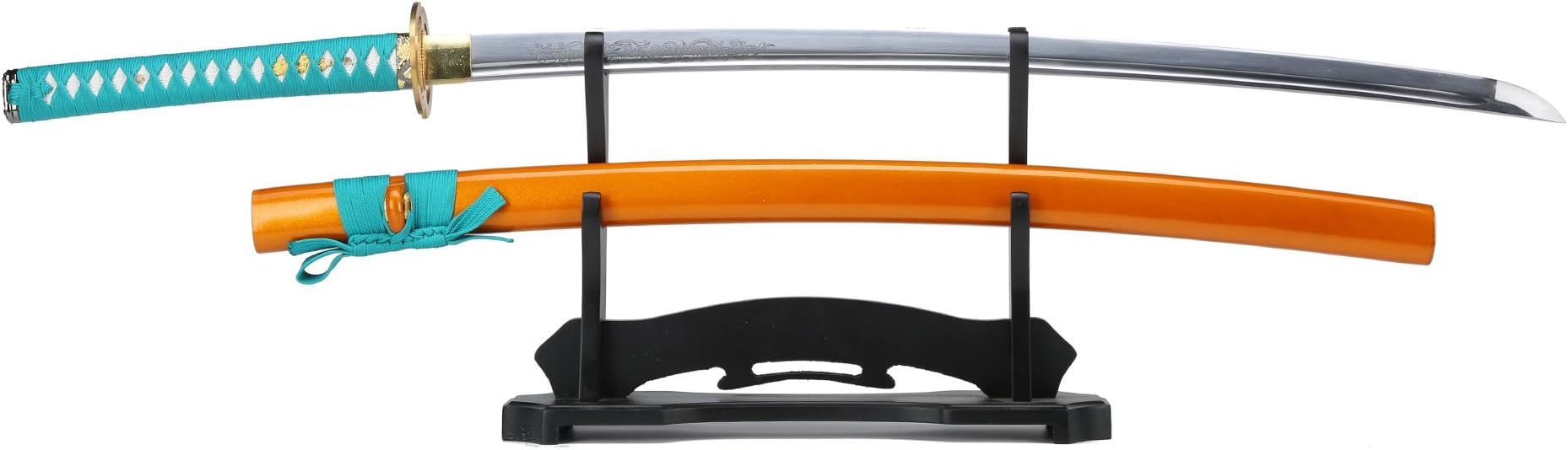 kingusodo Katana Sword, Japanese Real Handmade Carbon Steel Full Tang Katana Samurai Swords