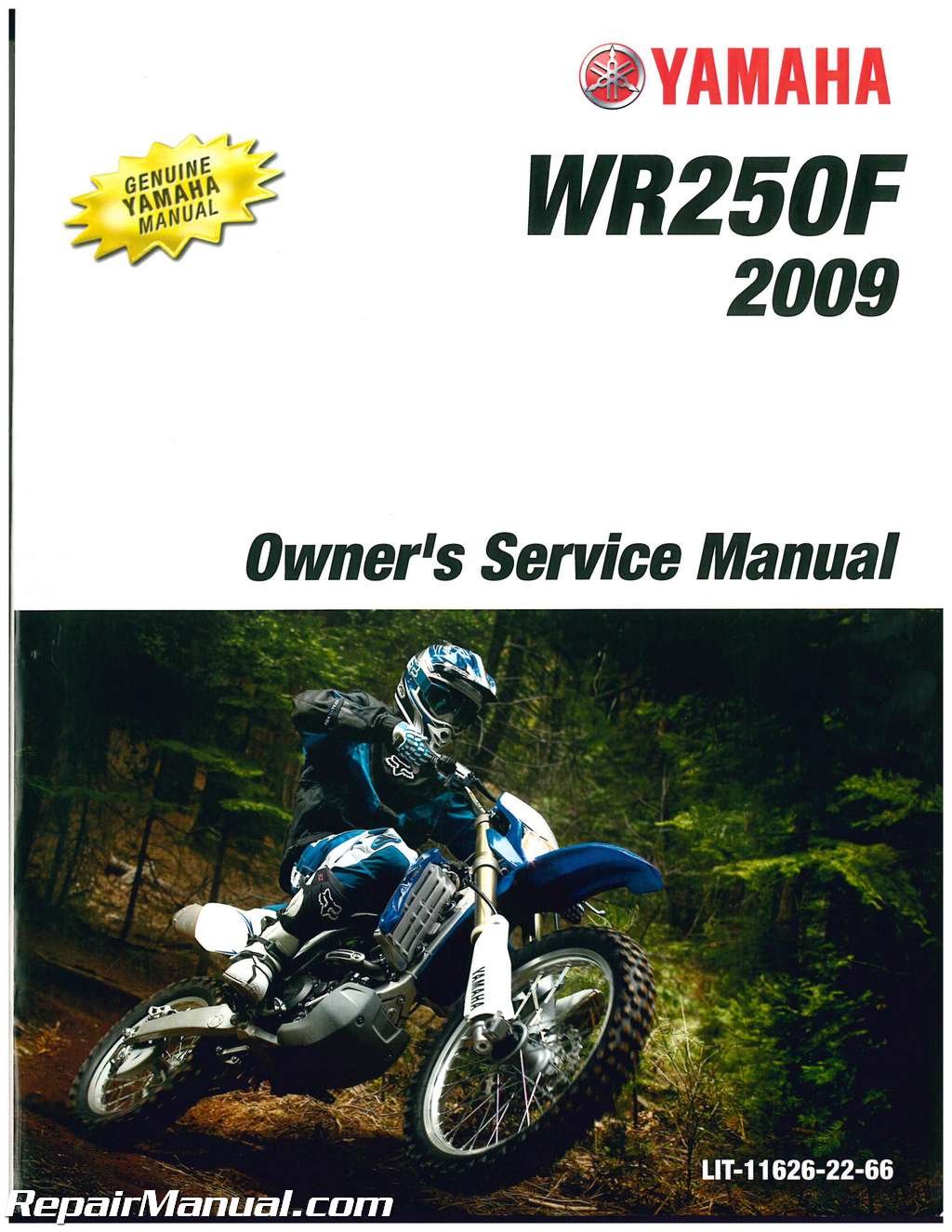 LIT-11626-22-57 2009 Yamaha YZ450F Motorcycle Owners Service Manual  Paperback – 2004