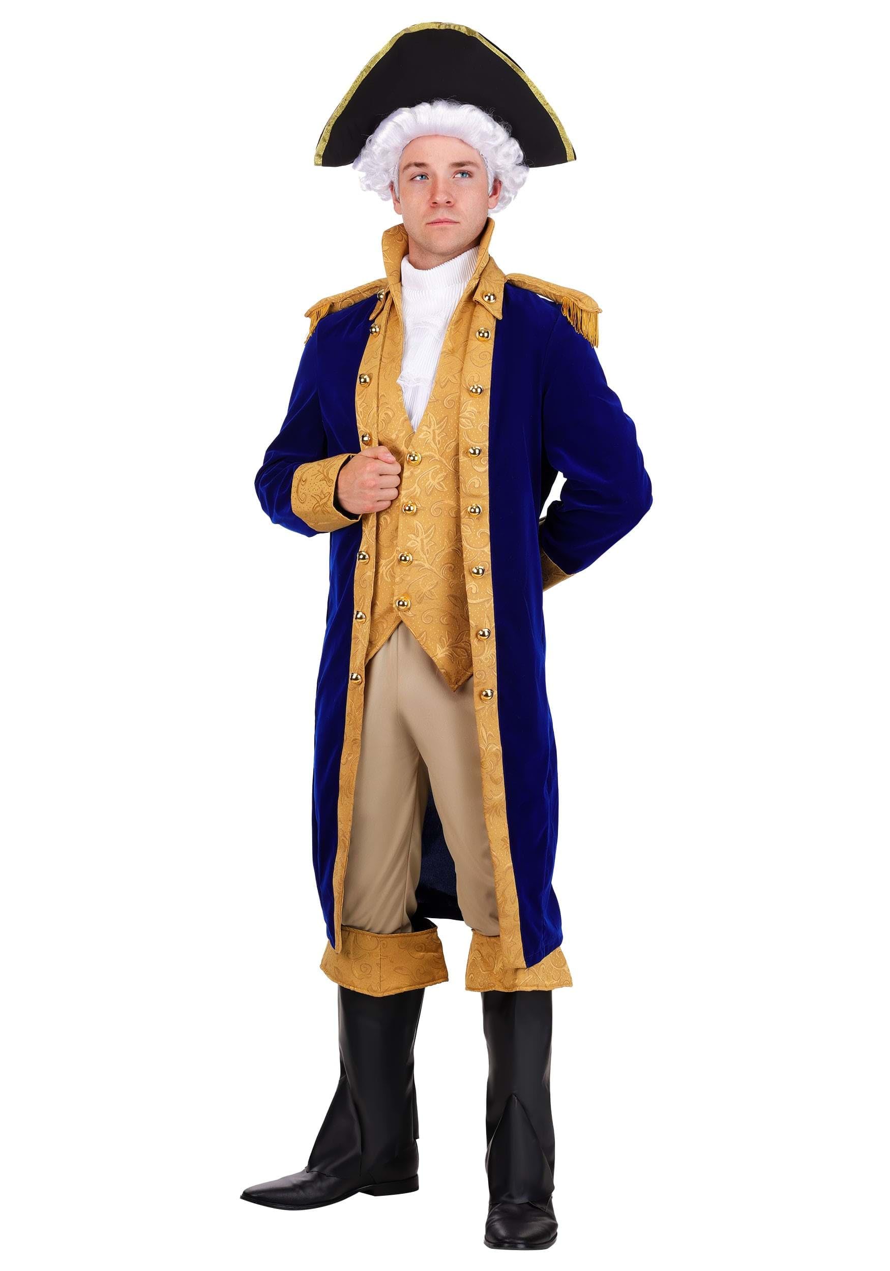 Fun Costumes George Washington Colonial Costume for