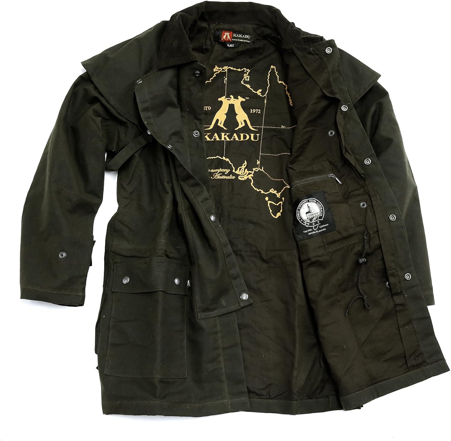 Kakadu Australia Oudoor Oilskin Wachsjacke Workhorse Amazon.de Bekleidung