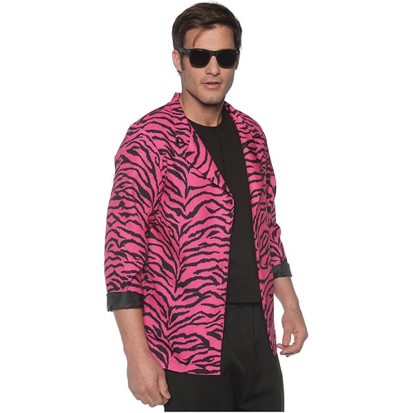 Amazon.com: UNDERWRAPS Men's 80's New Wave Costume Zebra