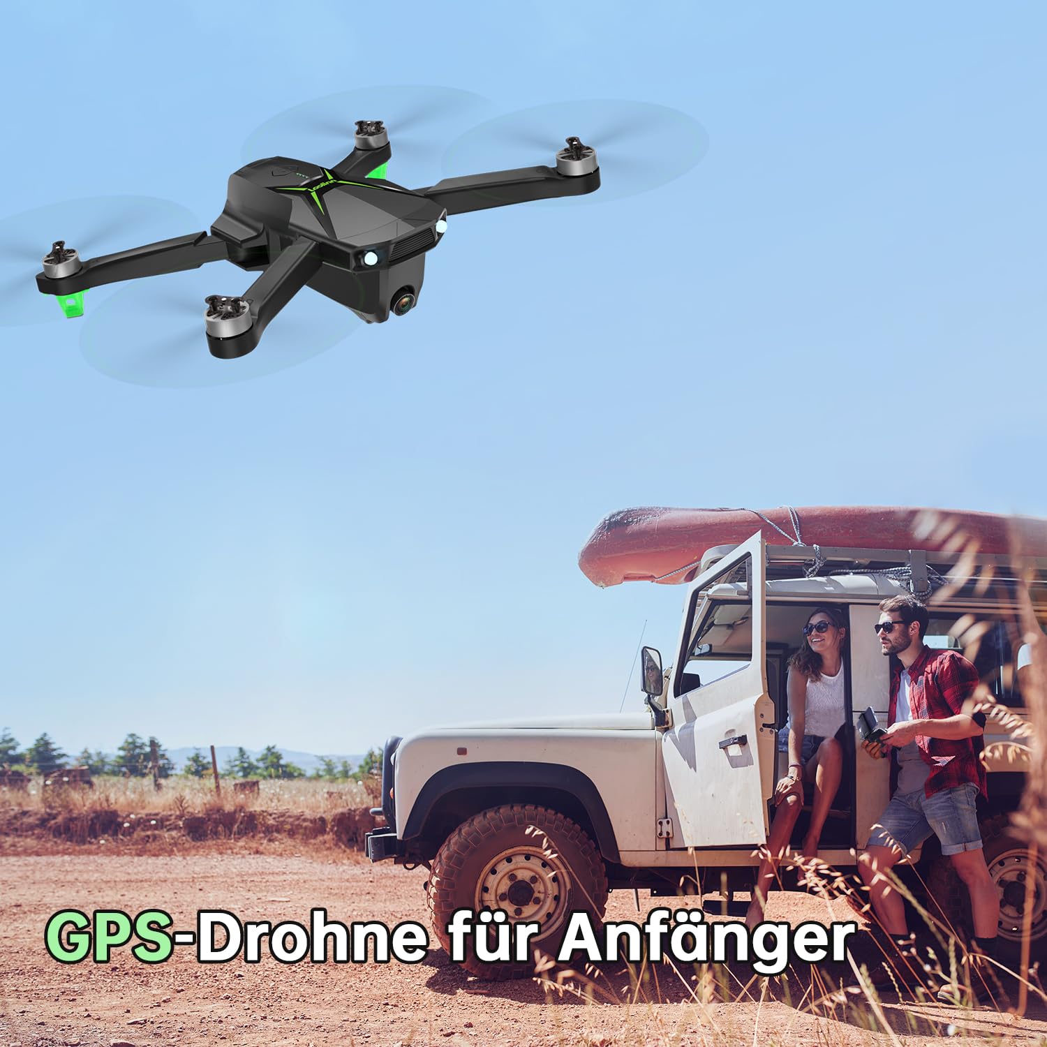 Loolinn | Drohne mit Kamera 4K als Geschenk für Einsteiger ab 14 Jahren - <250g, 50 Minuten Flugzeit, Zwei Akkus, 4K Fotos, 2K Videos, Intelligenter GPS-Rückflug, Geprüftes C0-Zertifikat(Geschenkidee) 2