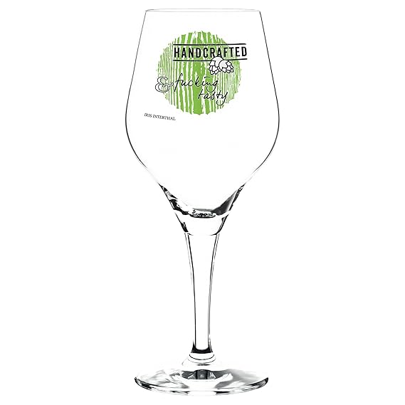 RITZENHOFF Craft Beer Bierglas von Iris Interthal, aus Kristallglas, 250 ml, mit fünf Bierdeckeln