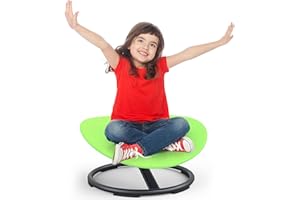 SKONYON Sensory Spinning Chair - for Autistic Kids, 360 ° Swivel Kids Stool Nonslip Sensory Sit and Spin Toys Stool, Autism Swivel Sensory Spin Chair Toy, Training Body Coordination, 200lbs Max Cap