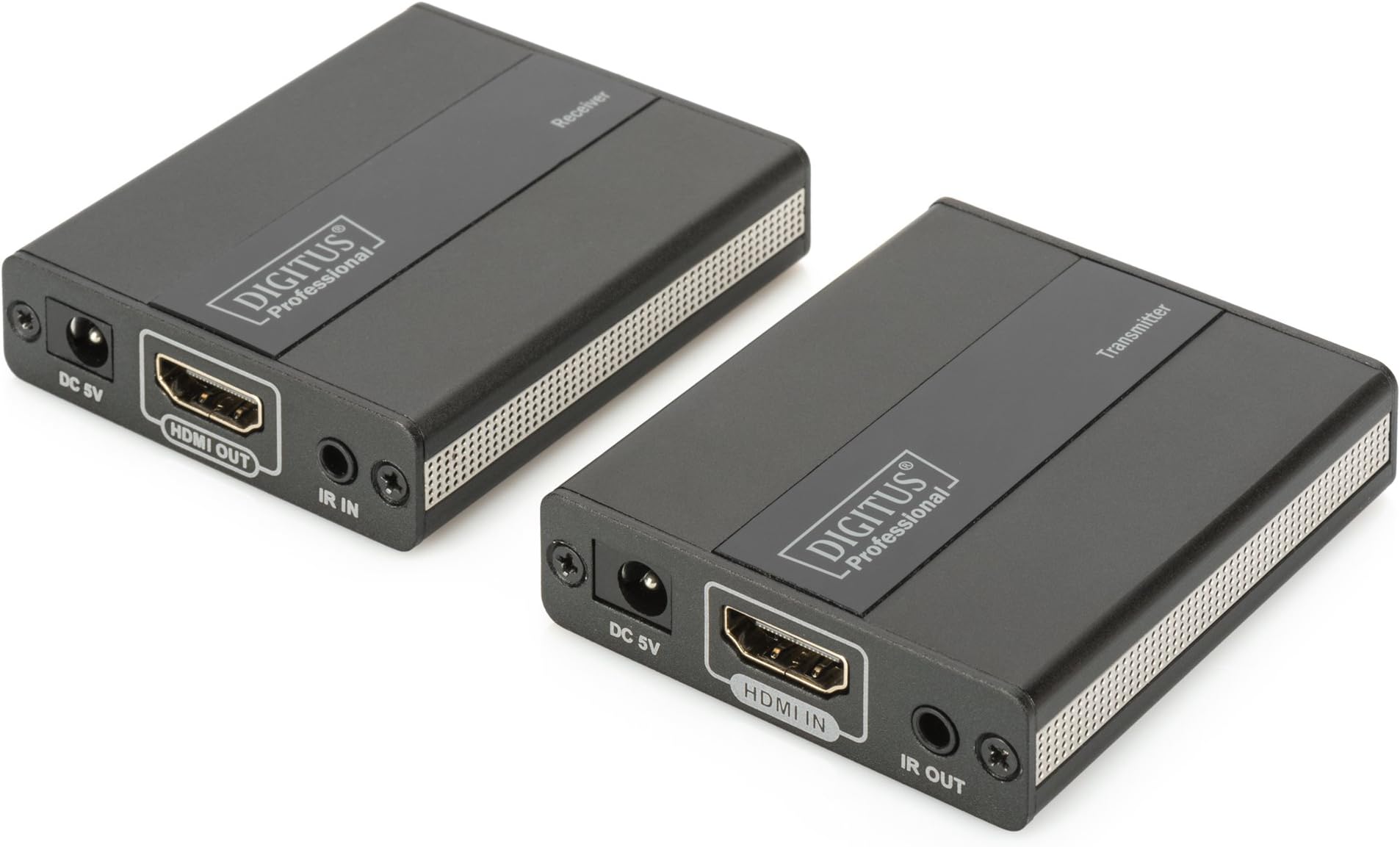 Digitus HDMI Extender Set, 130 m over network cable (CAT 5/5E/6), black