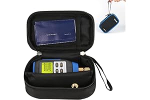 Digital Vacuum Gauge, VMV-1 High Precision Micron Gauge 2-100Pa Handheld Vacuum Tester for Atmospheric Environment 0-50°C, Fo