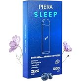 PIERA Botanical Aroma Diffuser Set, Plant-Based Botanical Scent, Non-Electronic Personal Fragrance Accessory, Detox, Sleep &amp; Energy, 3 Sticks, 1 Pack (1, Sleep) (1, Sleep)