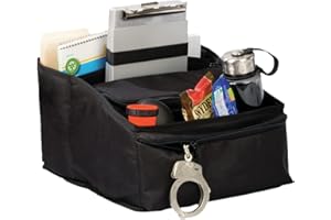 Uncle Mike's Law Enforcement Deluxe Car Seat Organizer, Black
