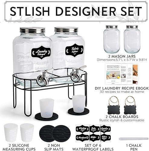 Arjust Liquid Laundry Detergent Dispenser Fabric Softener