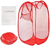 JJ PRIME Foldable Pop Up Mesh Laundry Basket Bag Hamper Toy Storage Tidy view 8