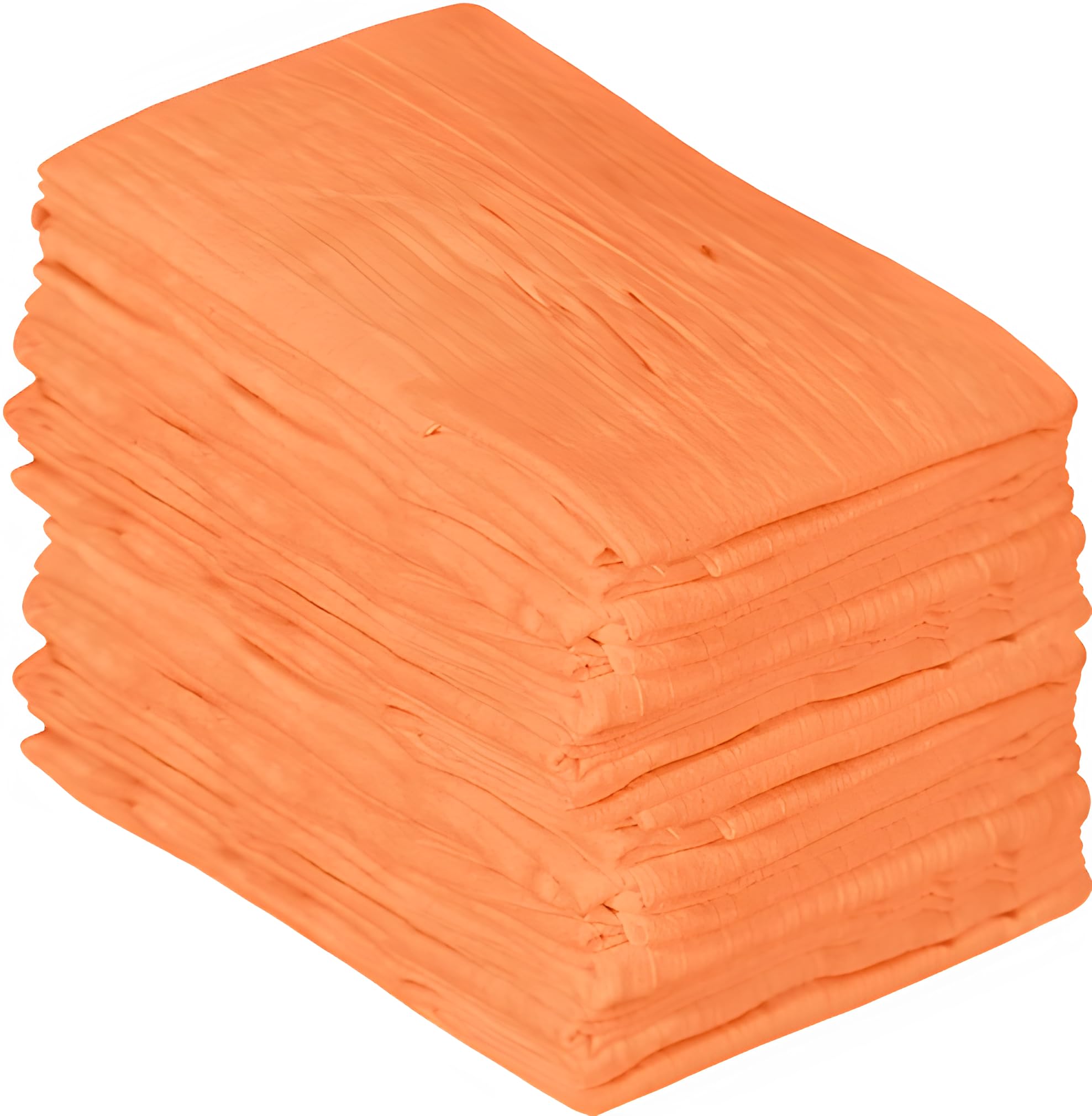 MF Flour Sack Kitchen Towels (Orange, 12 Pack), 100% Cotton 28 x 28 Inches Cloth Napkins, Multi Purpose Dish Cloth | Tea Towels | Kitchen Towels