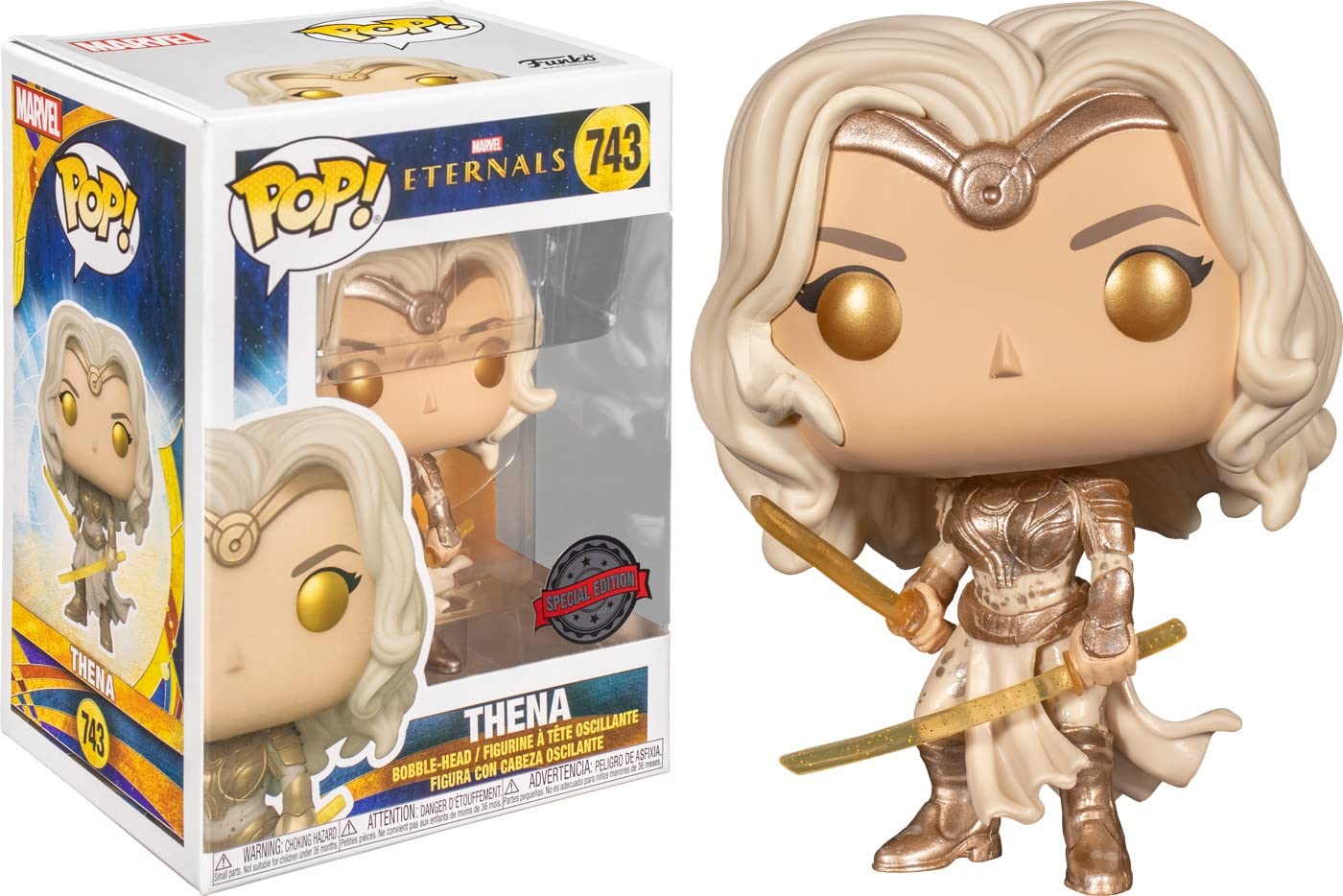 Marvel Eternals Thena with Weapons Funko POP! Vinyl