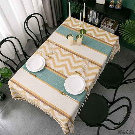 Amazon テーブル掛け テーブルクロス 長方形 キッチン 撥水 フリークロス フレンチカントリー 北欧風 シンプル モダン おしゃれ インテリア 小物 雑貨 テーブルクロス オンライン通販