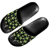 Forchrinse Jamaican Flag Mens Womens Slide Sandals Indoor Outdoor Sandals Slippers Lightweight Soft Shower Slippers