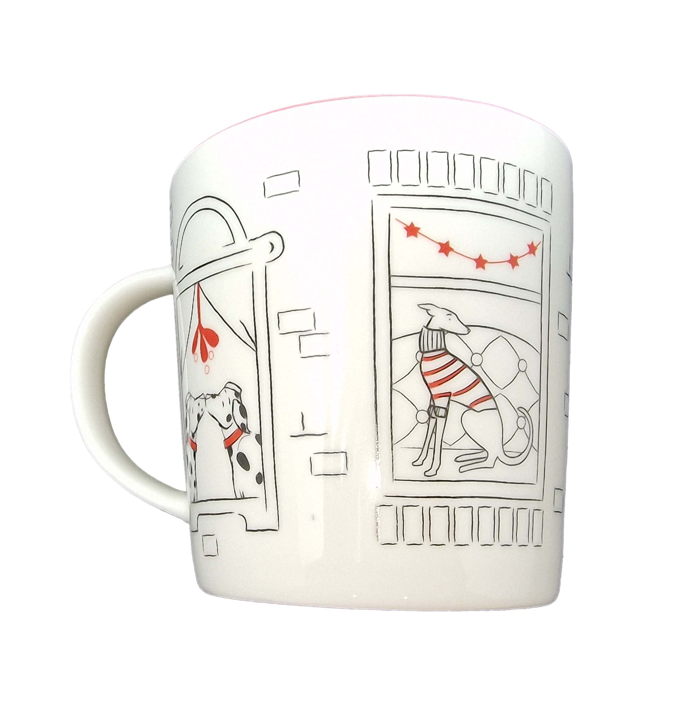 RADLEY London Home is Where The Dog is, New Bone China Boxed Mug, Microwave and Dishwasher Safe, 12 Ounce Ceramic Coffee and Tea Cup