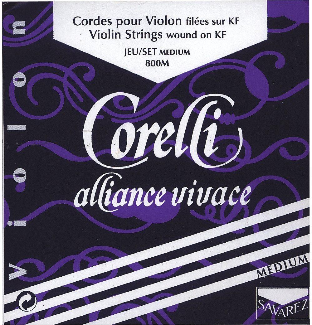 Corelli Strings For Violin Alliance E steel with loop end; Medium