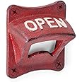 Abbott Collection 27-Iron AGE/266 Antique Red Square Open Wall Opener