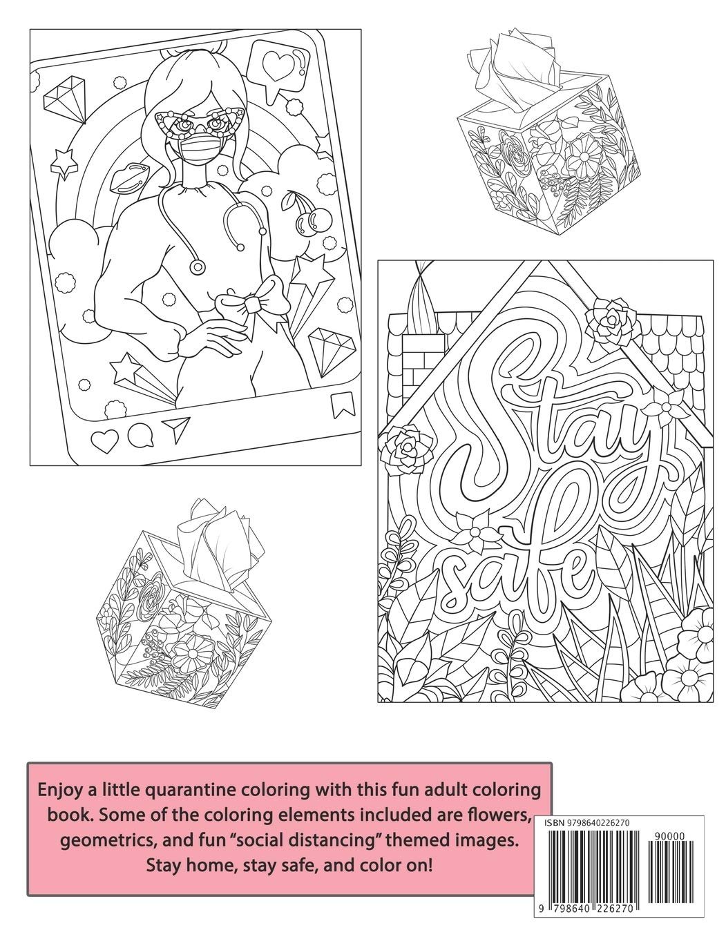 Download Quarantine Coloring Book A Social Distancing Coloring Book Adult Coloring Books Coloring Books Mindful 9798640226270 Amazon Com Books