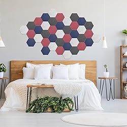 JBER Hexagon Acoustic Panels Beveled Edge Sound