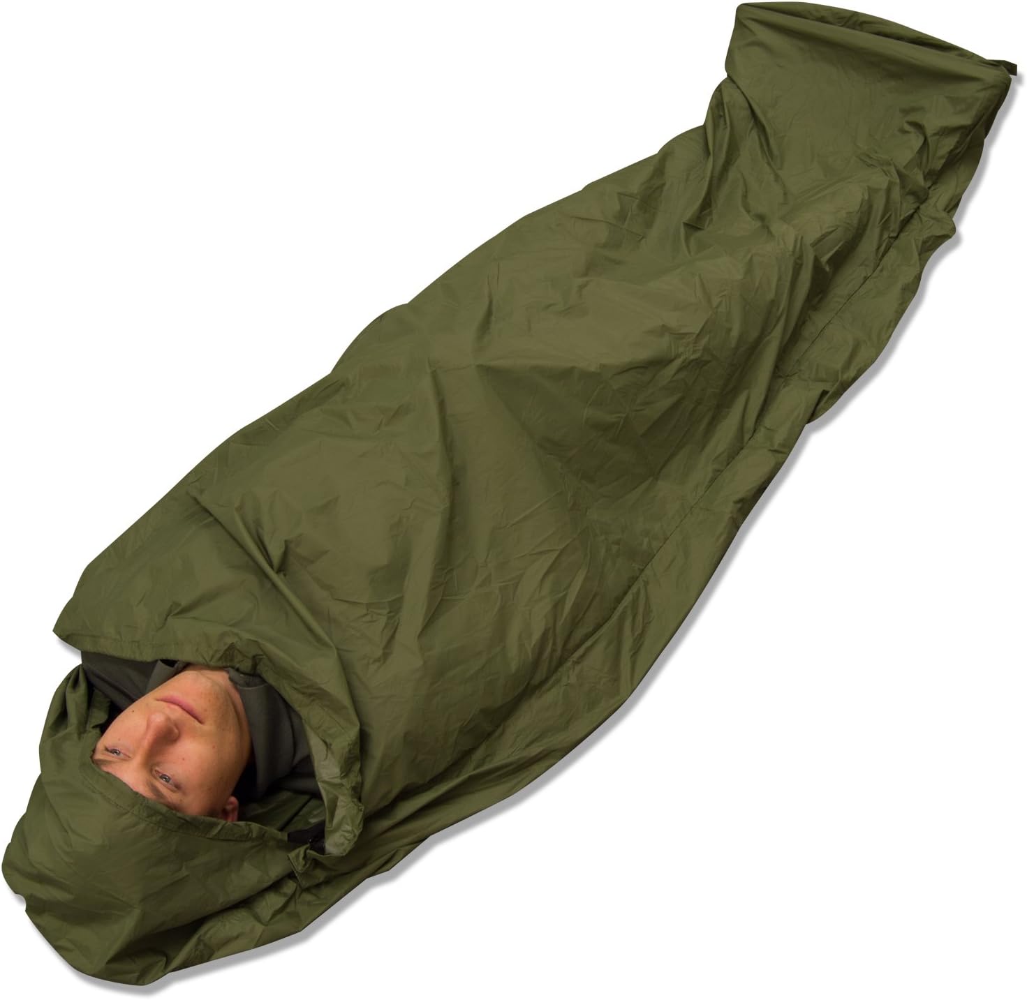 Andes Olive Green Waterproof Bivvy Bag Sleeping Bag Cover Camping