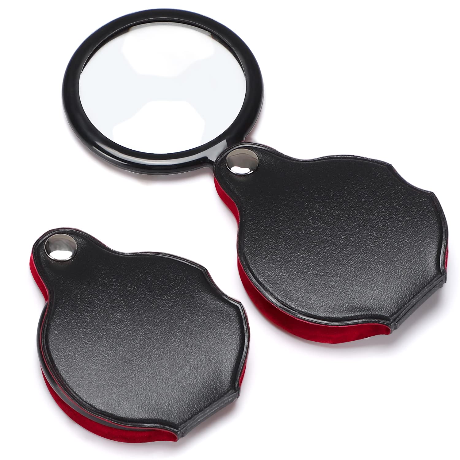 Mua TEOYALL 10X Small Magnifying Glass, 2 PCS Mini Pocket Magnifier ...