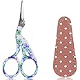 BIHRTC 3.6inch Scissors Small Craft Scissors Cross Stitch Scissors Knitting Scissors Sharp Stainless Steel Tip Scissors for Sewing Threading Crafting Needlework Art DIY Work Little Scissors