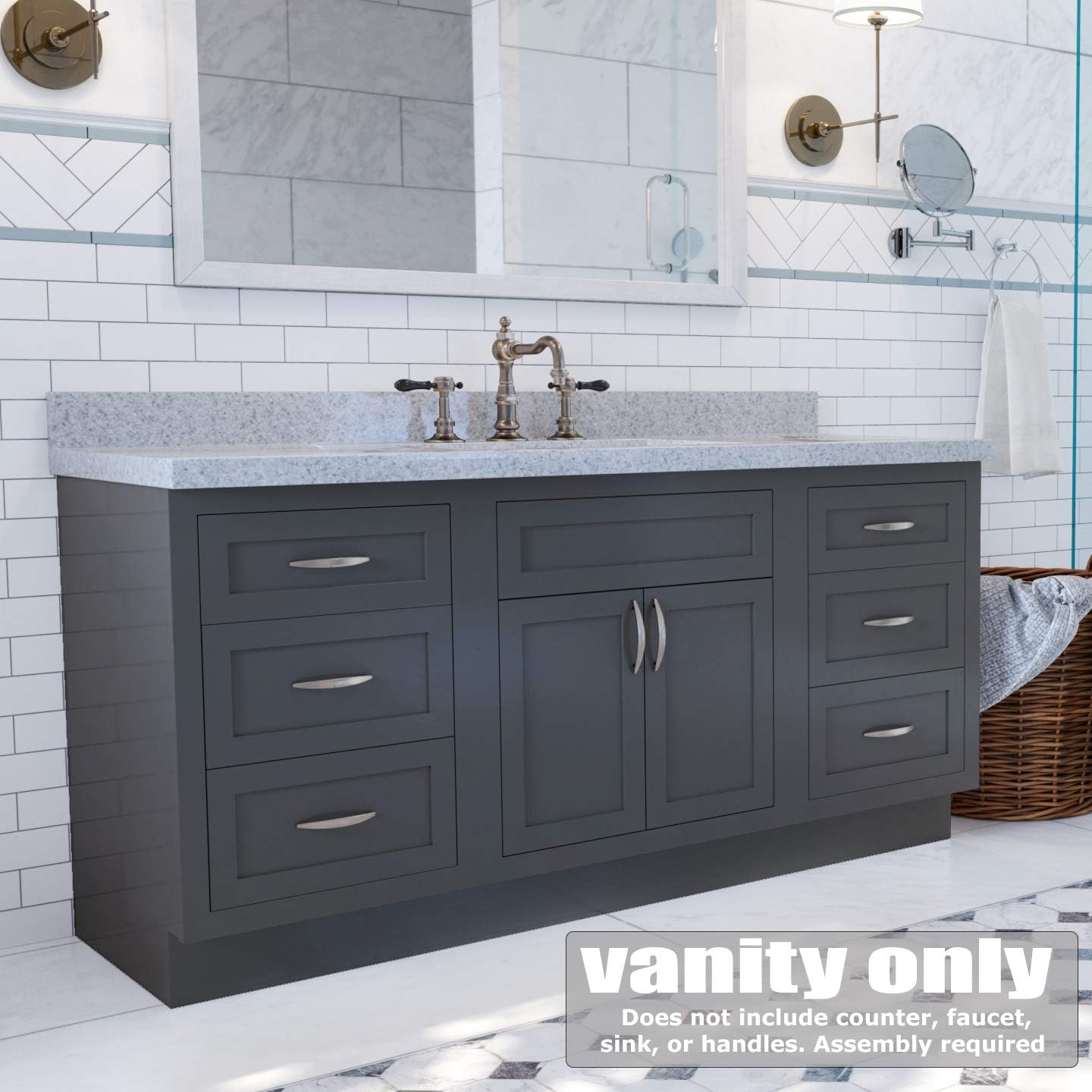 Best 60 Inch Shaker Kitchen Cabinet