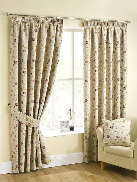 Design Studio Curtains Bethan Chintz 229 X 137 Cm Amazon Co Uk