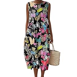 Casual Summer Fall Dresses for Women 2025 Cotton