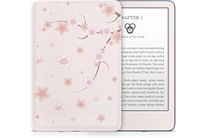 Tacky Design Cherry Blossom Skin Wrap, Floral Stickers, Premium Vinyl 3M Full Wrap for Kindle Paperwhite (11th Gen, 2021)