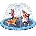 Splash Pad - Splash Pad for Dogs and Kids, Dog Splash Pad 67'', Inflatable Water Summer Pool Toys, Outdoor Play Mat for Kids & Toddlers - Navy