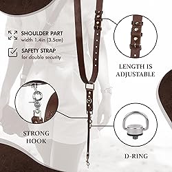 C Coiro Leather Camera Strap for One Camera