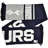 Tottenham Hotspur FC Official Soccer Jacquard Nero Scarf (One Size) (Navy/White)