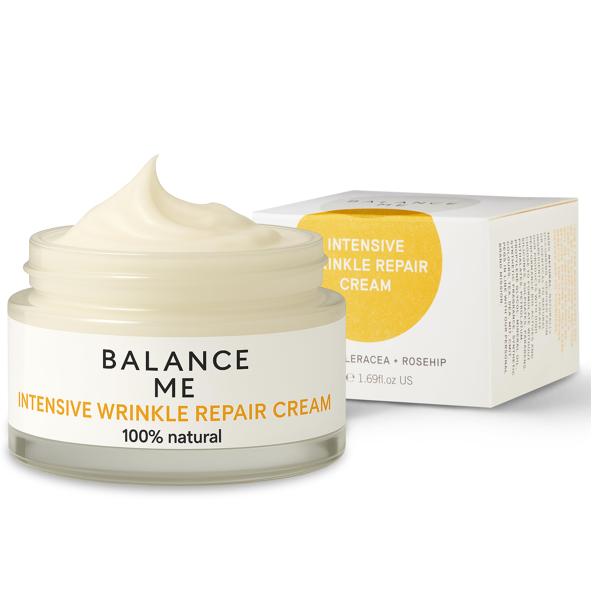 Balance Me Intensive Wrinkle Repair Cream 50ml, Anti Aging Face Moisturiser for Dry Skin, Collagen Boosting, Hydrating and Firming