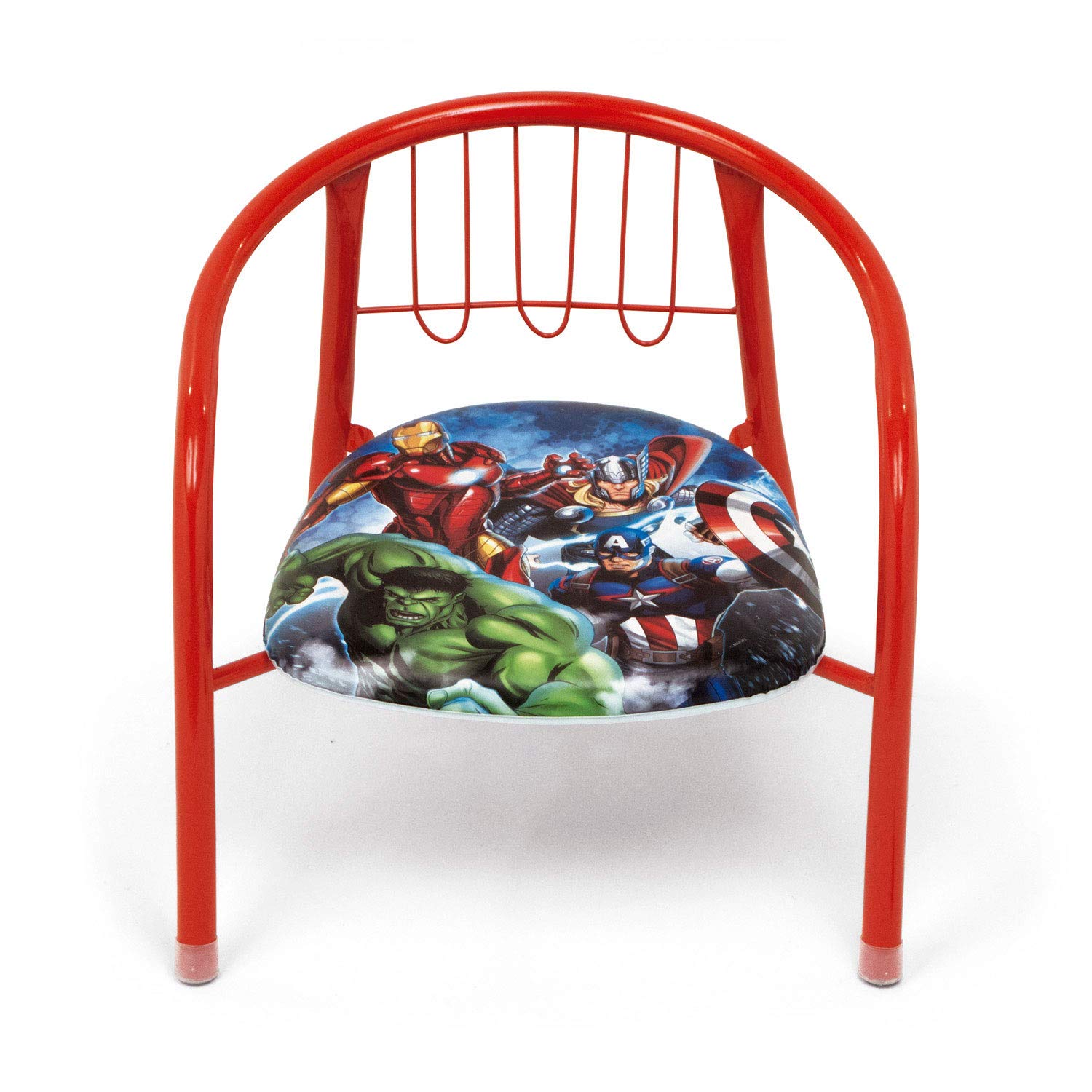 Furniture Dark Red Arditex Av11922 Avengers Metal Chair Chairs