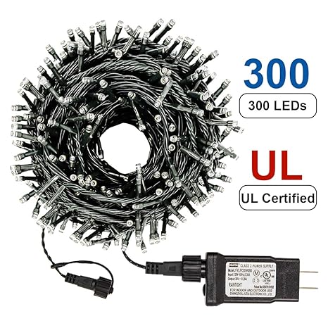 LeeMas Christmas String Light 300 LED 99 Feet