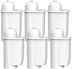 Waterdrop Ersatzwasserfilter für Siemens® EQ Series, EQ5, EQ6, EQ7, EQ9, EQ500, Bosch® TCZ7003, TCZ7033, für Brita® Intenza® 575491, TÜV SÜD Zertifiziert, Pack of 6