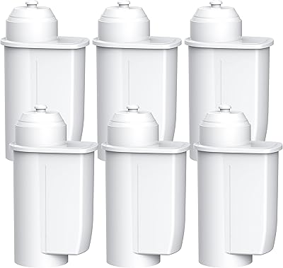 Waterdrop Ersatzwasserfilter für Siemens® EQ Series, EQ5, EQ6, EQ7, EQ9, EQ500, Bosch® TCZ7003, TCZ7033, für Brita® Intenza® 575491, TÜV SÜD Zertifiziert, Pack of 6
