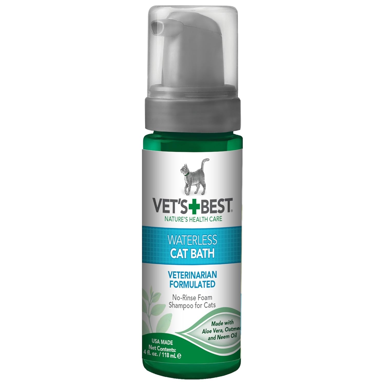 Vet's Best Waterless Cat Bath No Rinse Dry Shampoo for Cats eBay