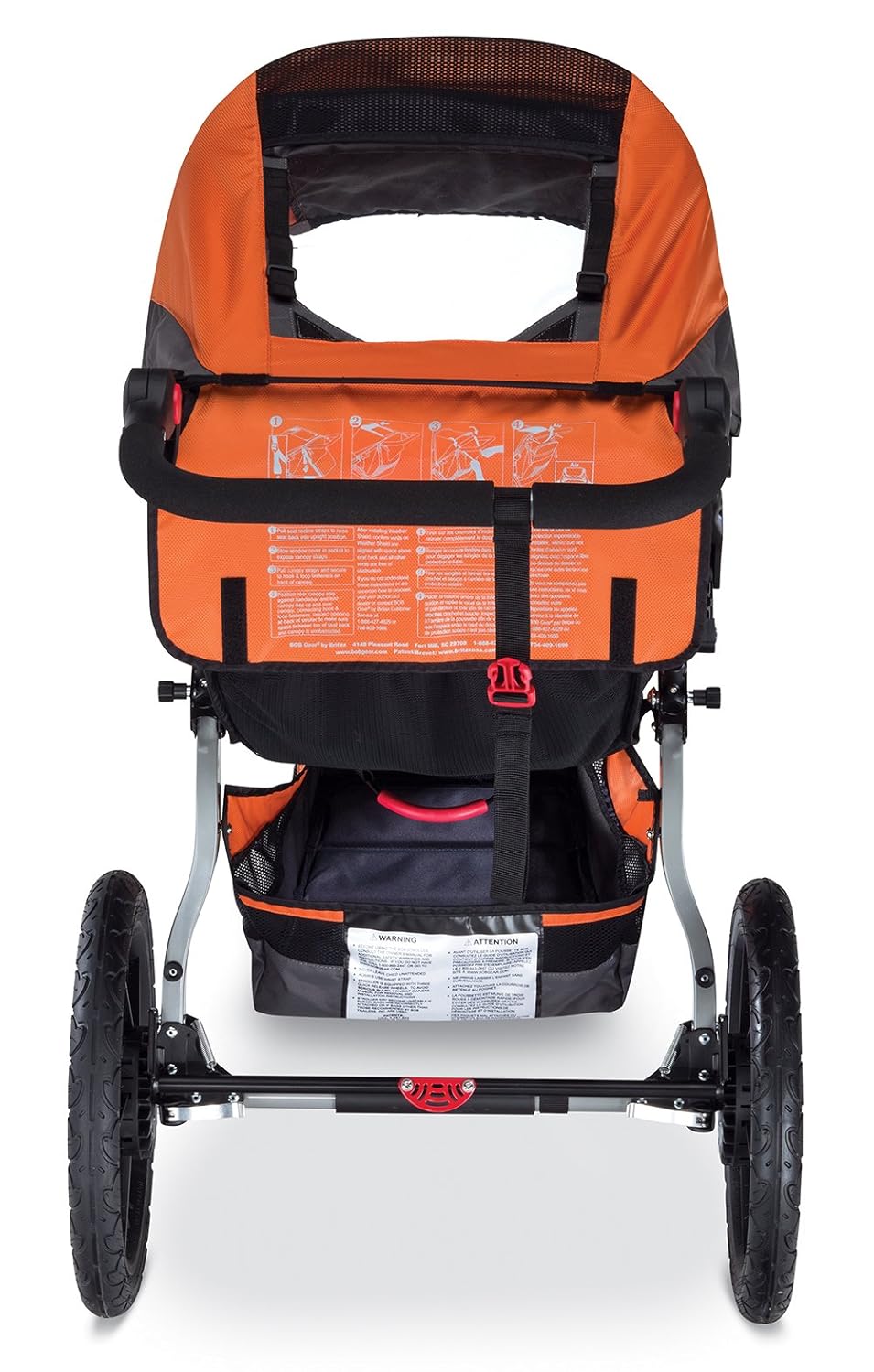 bob revolution stroller orange