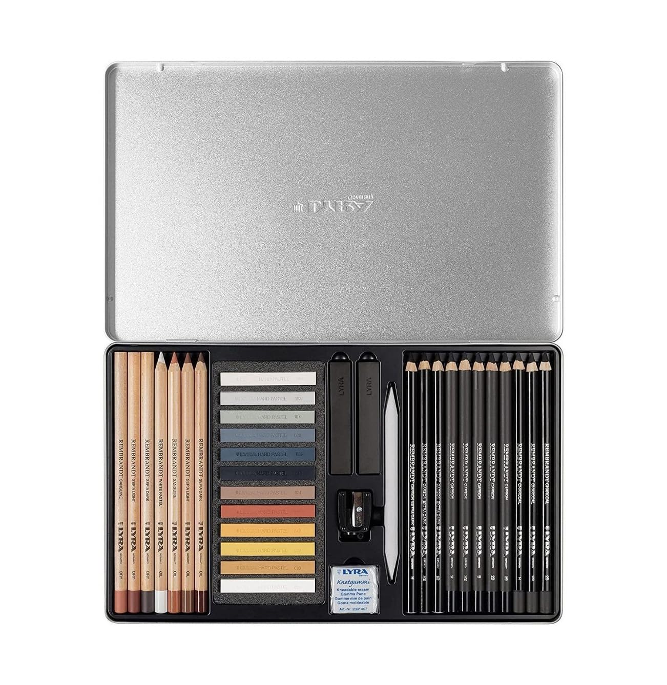 LYRA Rembrandt Art Specials, Fine Art Sketching Set, 35 Pieces, Assorted Pencils, For Professionals & Students