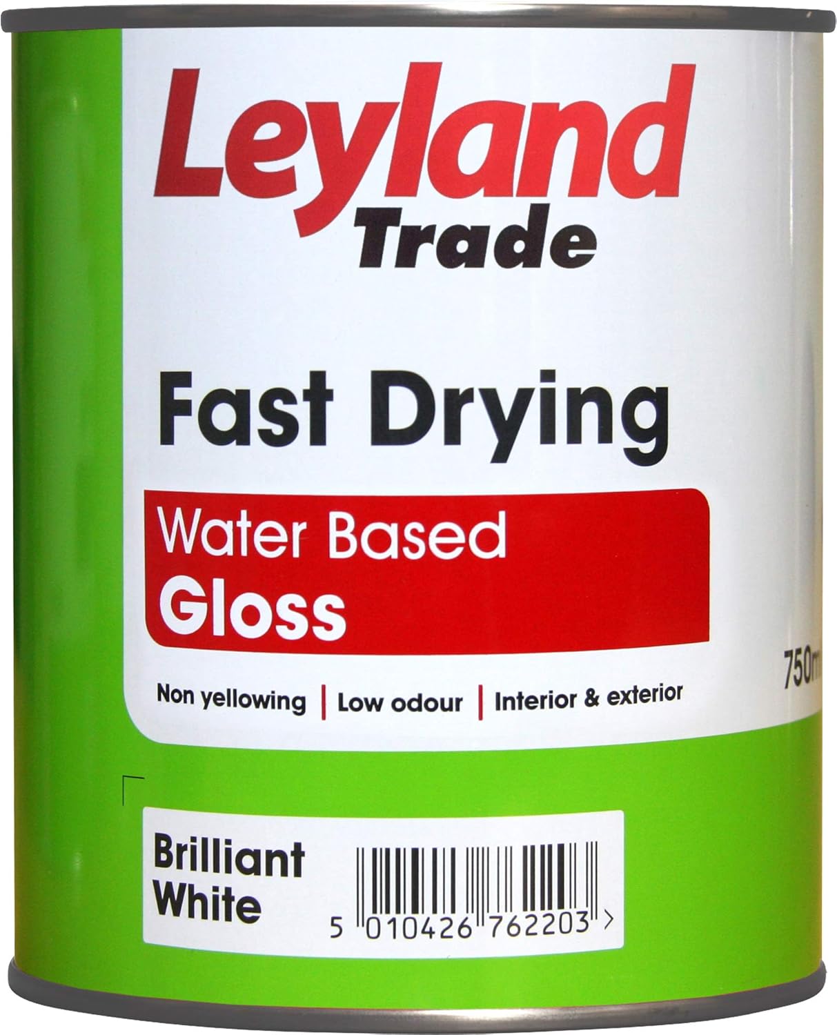 Leyland Trade 306717 Fast Drying Gloss, Brilliant White, 0.75 Litres BigaMart