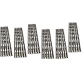 Votenli S9409A (6-Pack) 16GA Stainless Steel Heat Plate Replacement for Viking VGIQ300-2RT, VGIQ410-3RT, VGIQ412-2RT, VGIQ530-4RT, VGIQ532-3RT