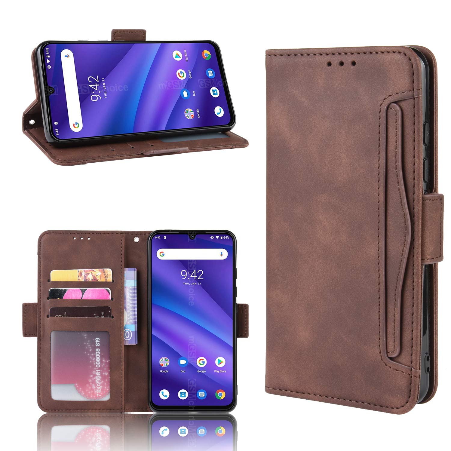 SWMGO® Flip Wallet Case for Umi Umidigi A5 Pro(Pattern 5)