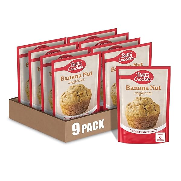 BETTY CROCKER BANANA NUT MUFFIN MIX, MADE WITH...
