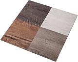 Art3d Peel and Stick Vinyl Floor Tiles 6x6 inch Wood Plank Waterproof Sample 4 view 2