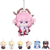 UTIEHD Anime Game GI Character Keychain Pendant, Cute 4-Inch Collectible Bag Charm, Compact Size for Backpacks and Keys for Fans (YaeMiko)